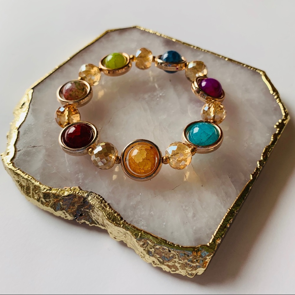Murano & Swarovski Beads Bracelet